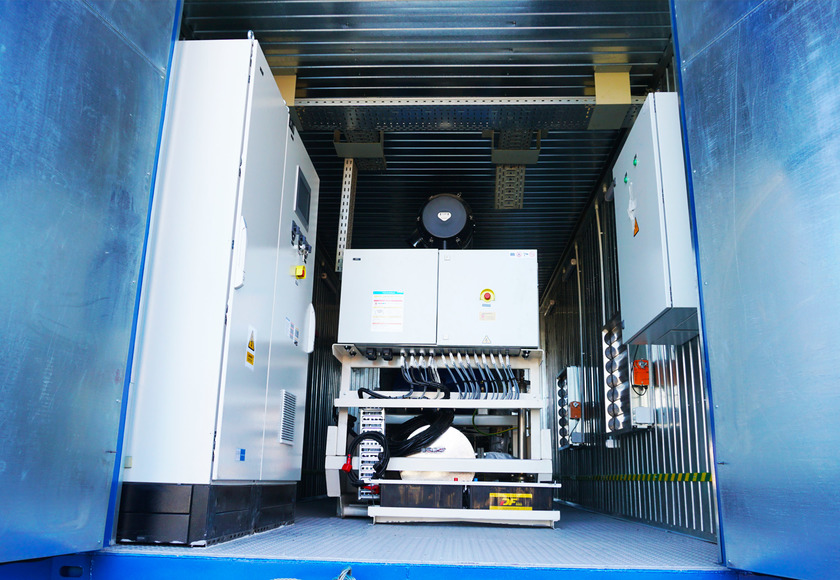 Газопоршневая когенерационная электрогенераторная установка (CHP) PowerLink 400 кВт, двигатель MAN, в блок-контейнере
