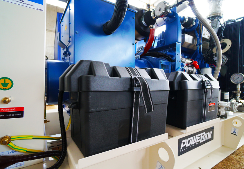 Газопоршневая электростанция PowerLink GXE50-NG, электрической мощностью 50 кВт, для коммерческого предприятия